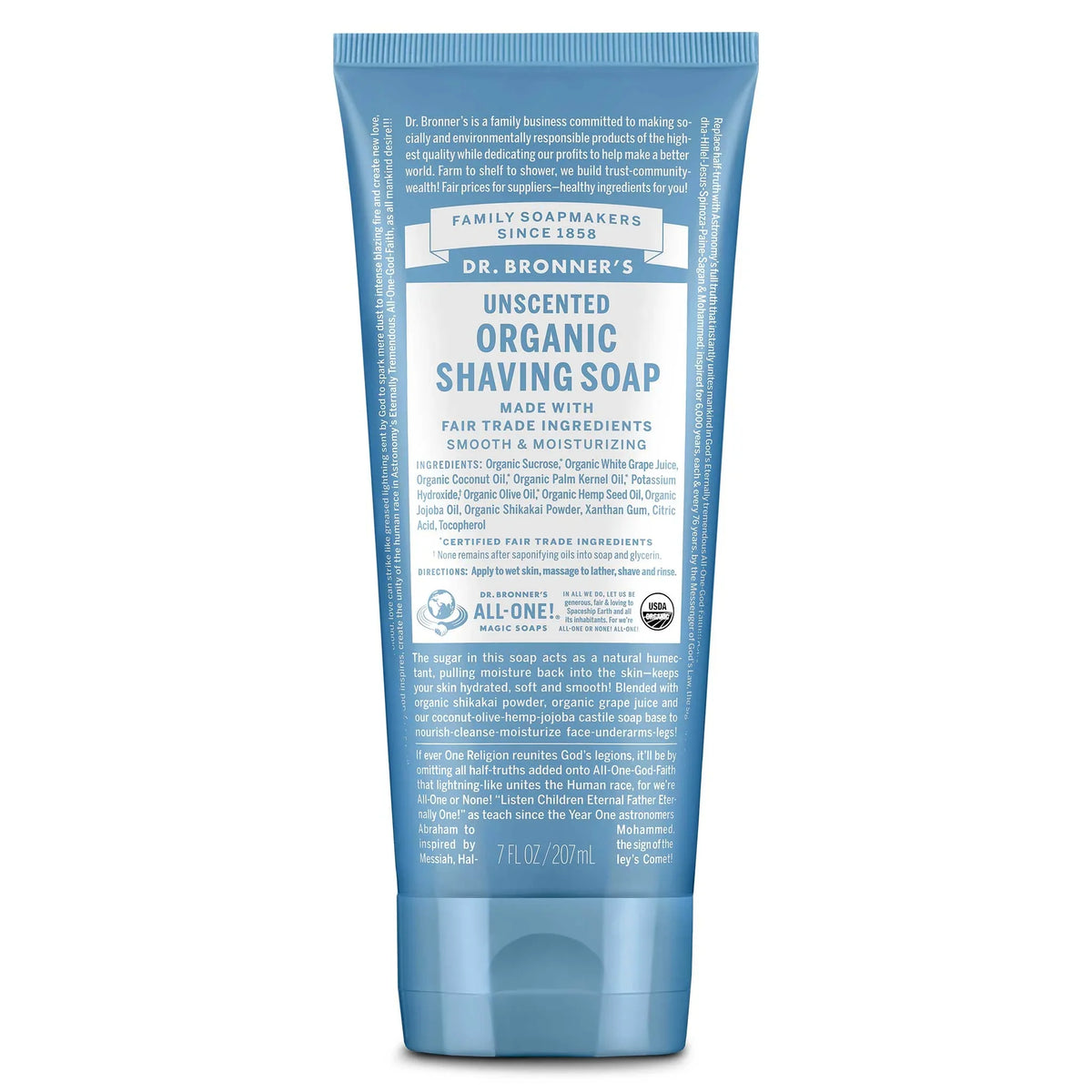 Unscented - Organic Shaving Soaps